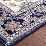Польский шерстяной ковёр Isfahan ANAFI blue