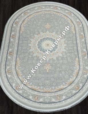 Иранский ковёр Haidari 9551-000 Овал