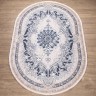 Турецкий ковёр Loft 482 Blue-Cream Овал