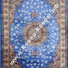 Иранский Шёлковый ковёр G222 Blue