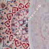 Монгольский шерстяной ковёр Hunnu wool+viscose 6C1101_001 Круг